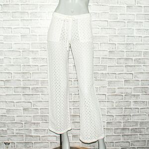 Anne Fontaine Women's Radeau Lace Pants off-white Size 36 26W
